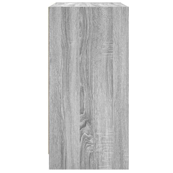 Sivukaappi lasiovilla harmaa Sonoma 68x37x75,5 cm