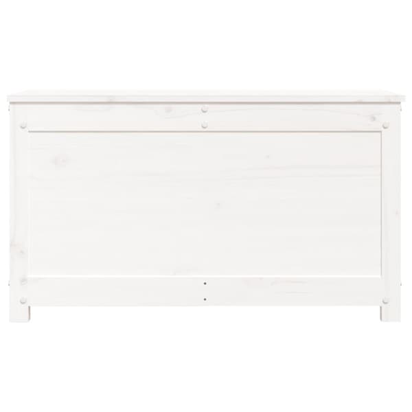 vidaXL opbevaringskasse 80x40x45,5 cm massivt fyrretræ hvid -  Skabe & opbevaring