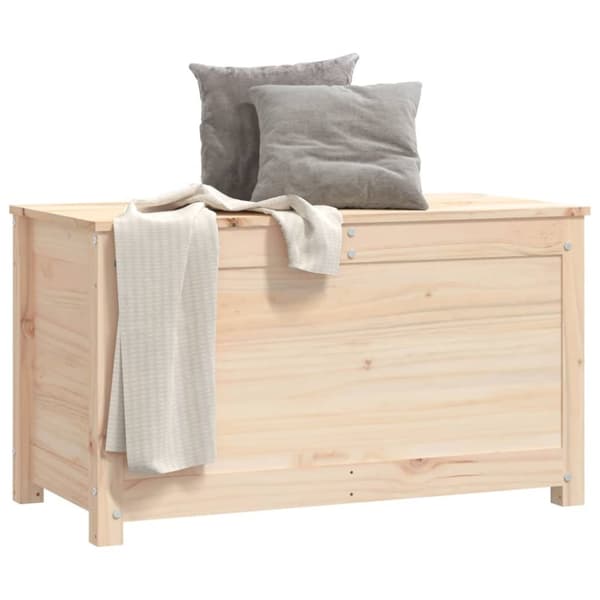 vidaXL opbevaringskasse 80x40x45,5 cm massivt fyrretræ -  Skabe & opbevaring