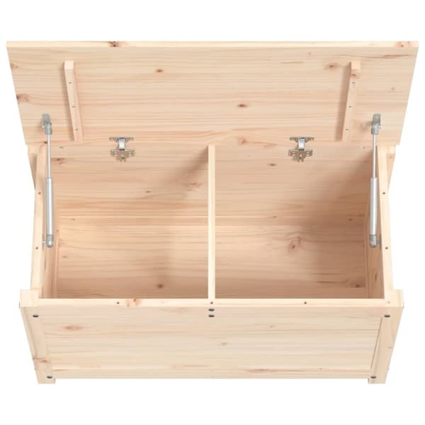 vidaXL opbevaringskasse 80x40x45,5 cm massivt fyrretræ -  Skabe & opbevaring