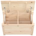 Miniatyrbillede 9 af 11: vidaXL opbevaringskasse 60x32x45,5 cm massivt fyrretræ -  Skabe & opbevaring