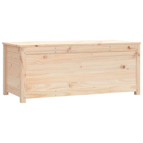 vidaXL Förvaringslåda 110x50x45,5 cm massiv furu -  Skåp & lagring