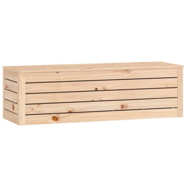 The Living Store opbevaringskasse 109x36,5x33 cm massivt fyrretræ -  Skabe & opbevaring