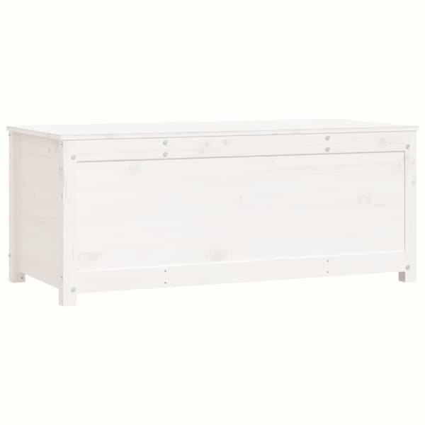 Kaapit & säilytysratkaisut - Living Säilytyslaatikko valkoinen 110x50x45,5 cm täysi mänty