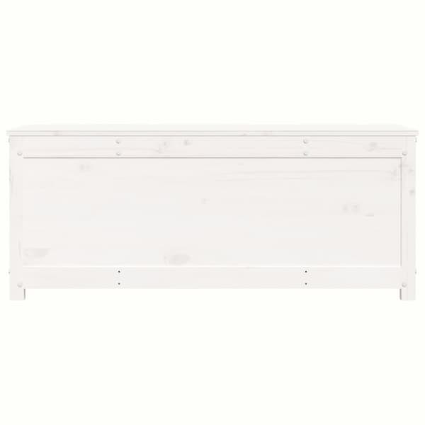Kaapit & säilytysratkaisut - Living Säilytyslaatikko valkoinen 110x50x45,5 cm täysi mänty