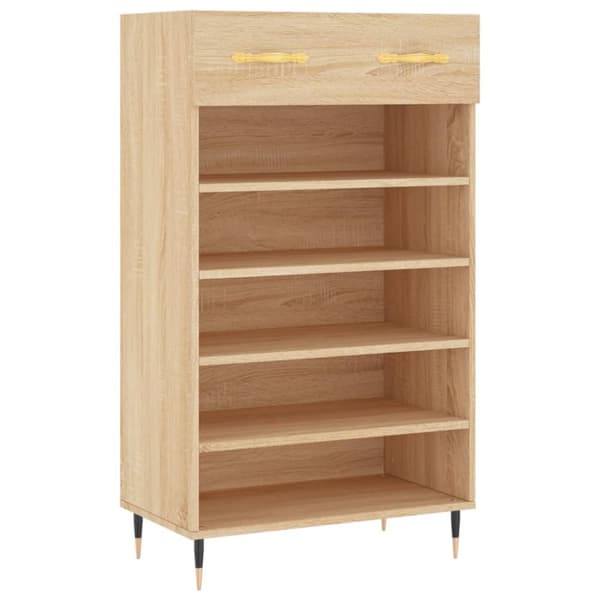 Skoreol 60x35x105 cm konstrueret træ sonoma-eg - Skoreol - Skoreoler - Home & Living