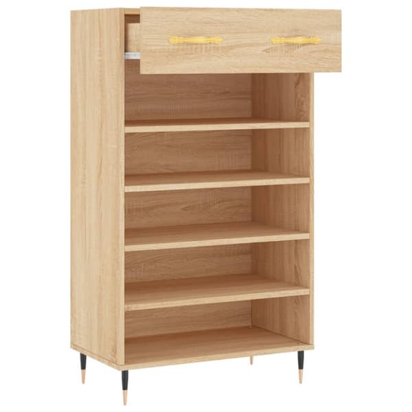 Skoreol 60x35x105 cm konstrueret træ sonoma-eg - Skoreol - Skoreoler - Home & Living