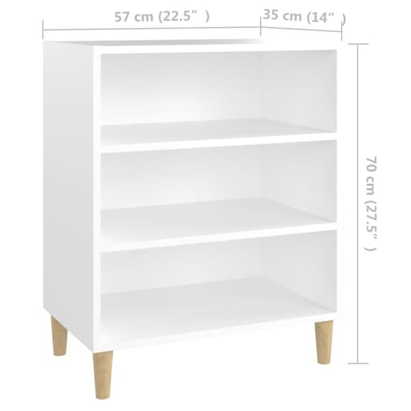 skænk 57x35x70 cm spånplade hvid