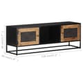Miniatyrbillede 6 af 10: tv-skab 120x30x40 cm ru mangotræ