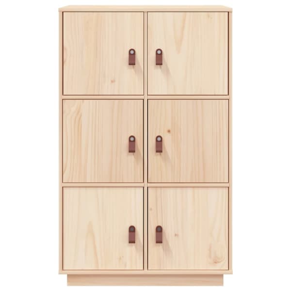 højskab 67x40x108,5 cm massivt fyrretræ