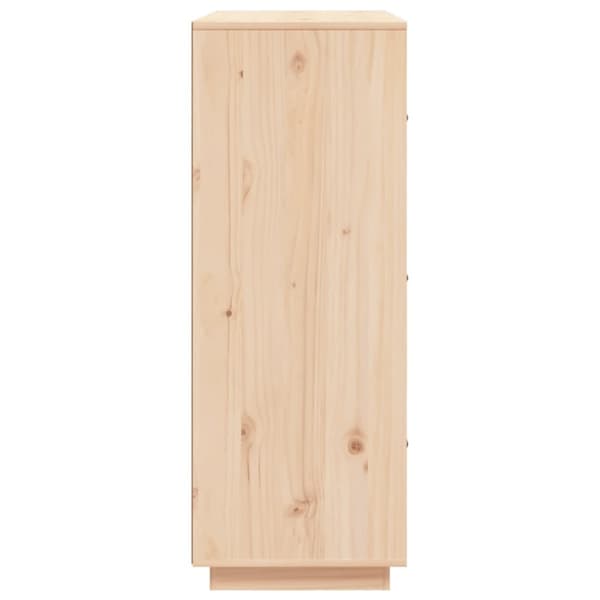 højskab 67x40x108,5 cm massivt fyrretræ