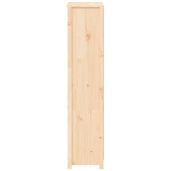 Förvaringshylla 80x35x154 cm massiv furu