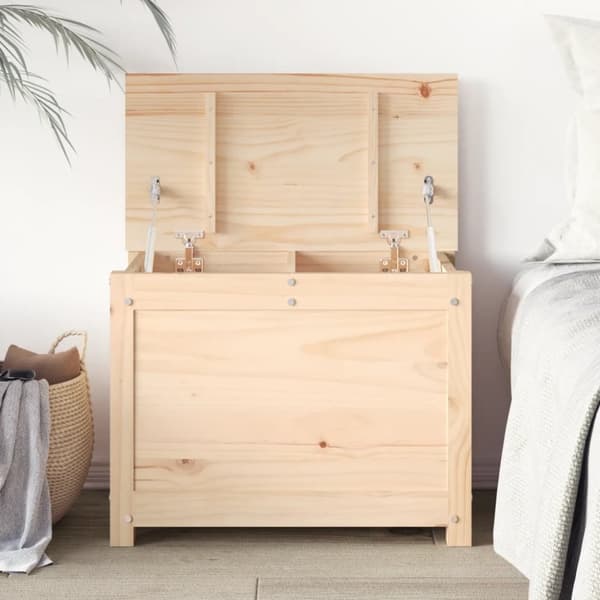 opbevaringskasse 60x32x45,5 cm massivt fyrretræ