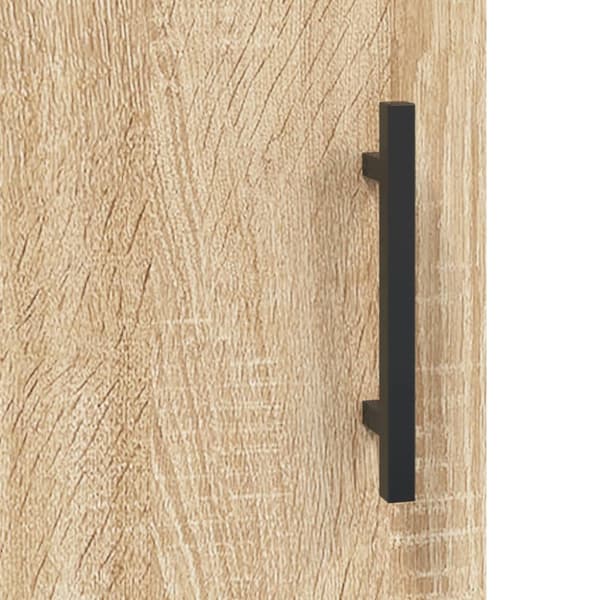 væghængt skab 69,5x34x90 cm konstrueret træ sonoma-eg