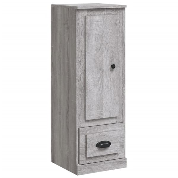 skab 36x35,5x103,5 cm konstrueret træ grå sonoma-eg