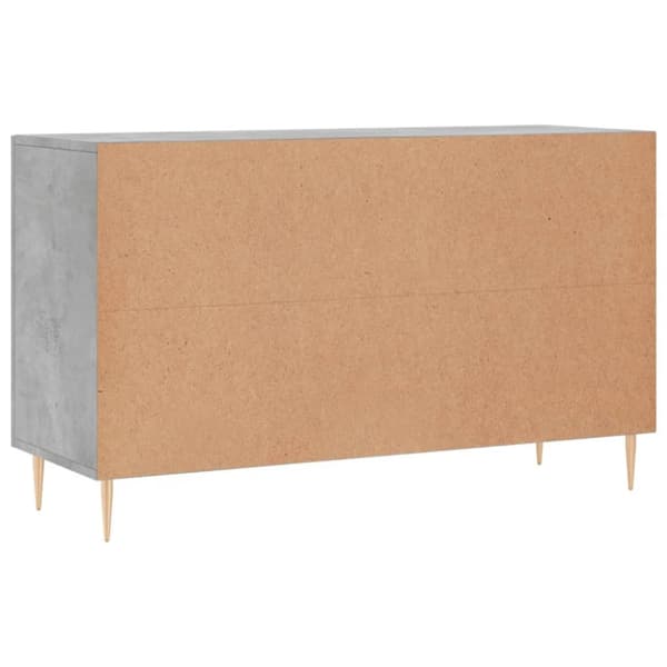 skænk 100x36x60 cm konstrueret træ betongrå