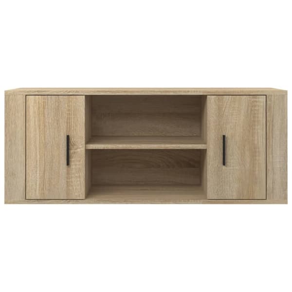 TV-taso Sonoma-tammi 100x35x40 cm tekninen puu