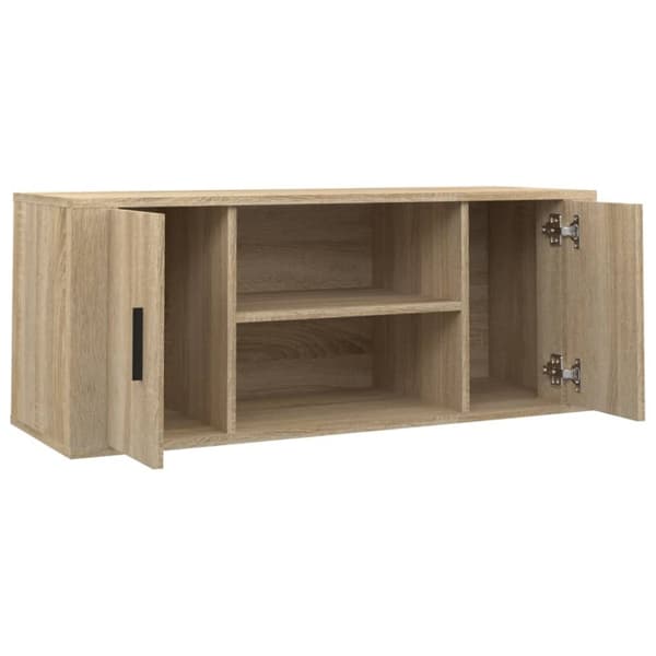 TV-taso Sonoma-tammi 100x35x40 cm tekninen puu