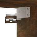 Miniatyrbild 8 av 9: Hängande TV-skåp 2 st rökfärgad ek 60x30x30 cm