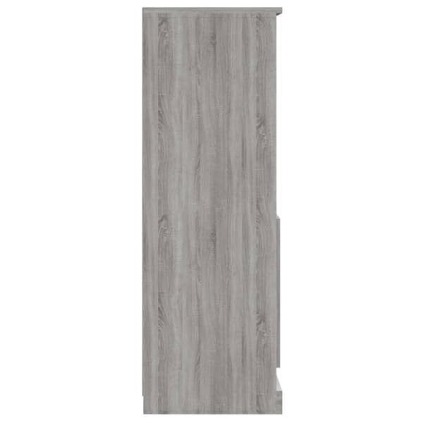 skænk 60x35,5x103,5 cm konstrueret træ grå sonoma-eg