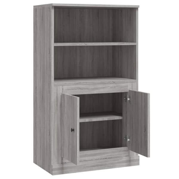 skænk 60x35,5x103,5 cm konstrueret træ grå sonoma-eg