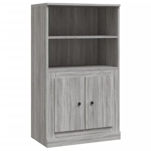 skænk 60x35,5x103,5 cm konstrueret træ grå sonoma-eg