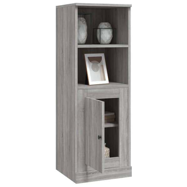 skab 36x35,5x103,5 cm konstrueret træ grå sonoma-eg