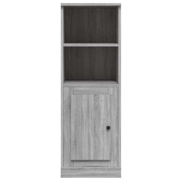 skab 36x35,5x103,5 cm konstrueret træ grå sonoma-eg