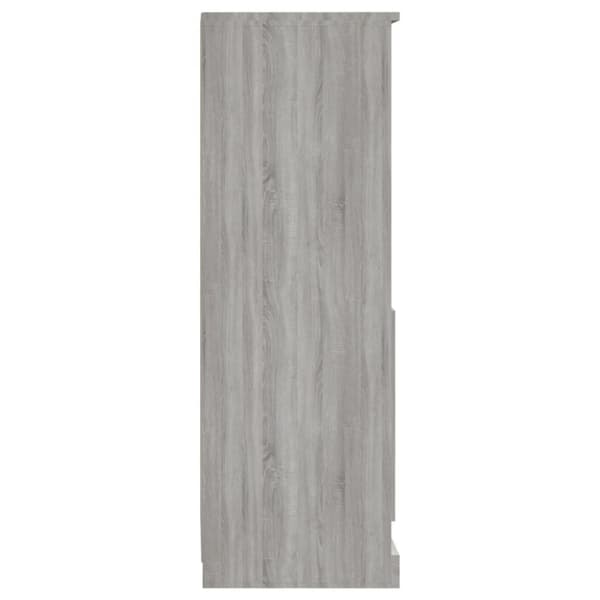 skab 36x35,5x103,5 cm konstrueret træ grå sonoma-eg