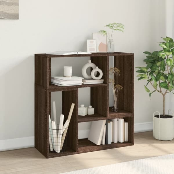 TV-seinäkaapit 2 kpl ruskea tammi 75x30x50 cm tekninen puu