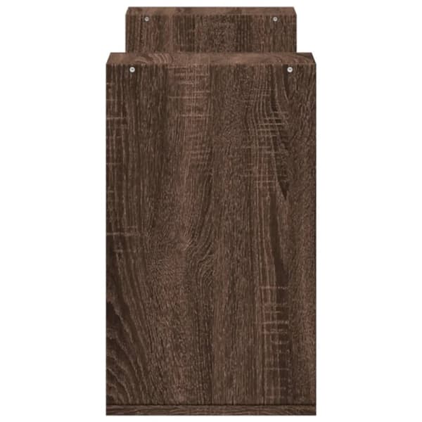 TV-seinäkaapit 2 kpl ruskea tammi 75x30x50 cm tekninen puu