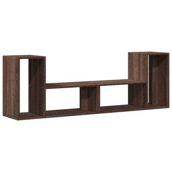 TV-seinäkaapit 2 kpl ruskea tammi 75x30x50 cm tekninen puu