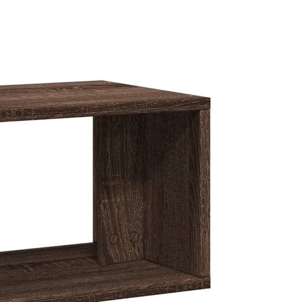 TV-seinäkaapit 2 kpl ruskea tammi 75x30x50 cm tekninen puu