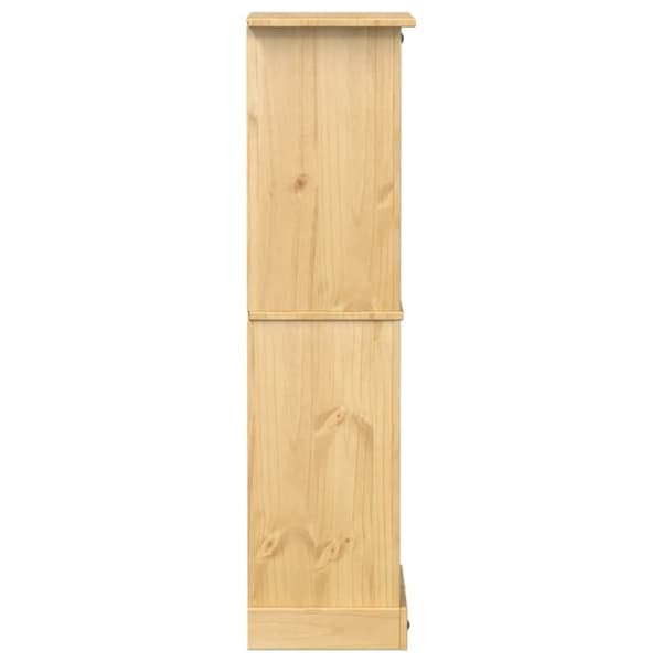 vinreol Corona 56x35x120 cm massivt fyrretræ