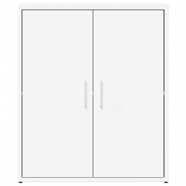 Skänkar 2 st vit 60x31x70 cm konstruerat trä