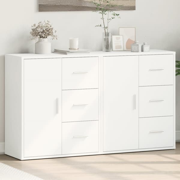 Senkit 2 kpl valkoinen 60x31x70 cm tekninen puu