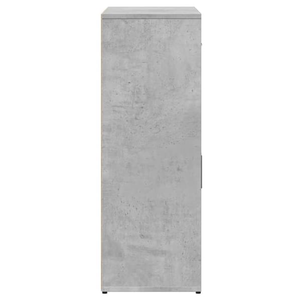 Skänkar 2 st betonggrå 60x30x84 cm konstruerat trä