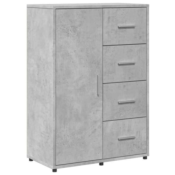 Senkit 2 kpl betoninharmaa 60x31x84 cm tekninen puu