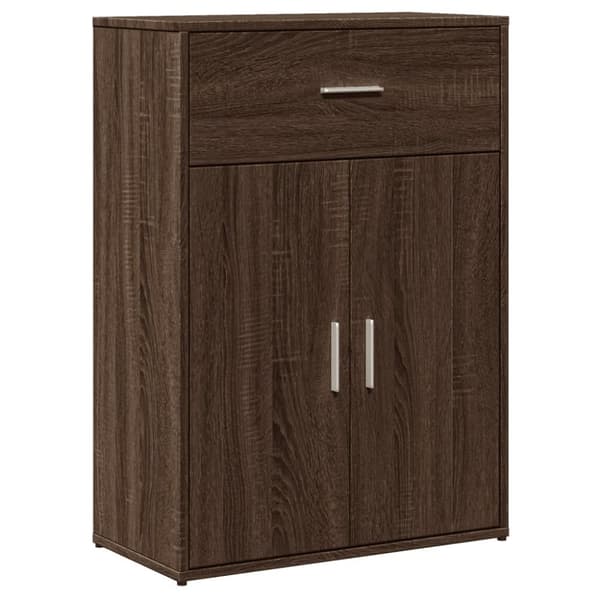 Senkit 2 kpl ruskea tammi 60x30x84 cm tekninen puu