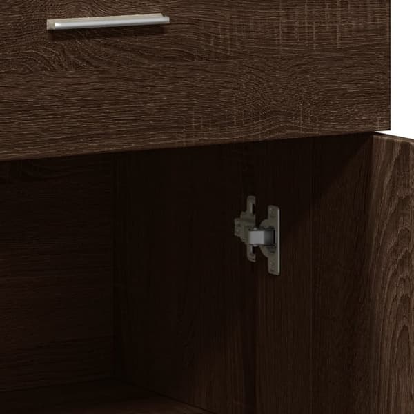Senkit 2 kpl ruskea tammi 60x30x84 cm tekninen puu