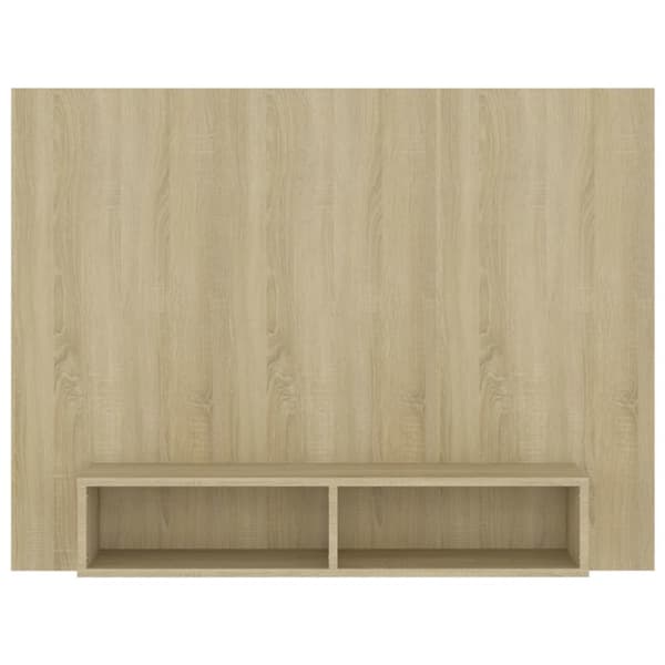 TV-taso seinälle Sonoma-tammi 120x23,5x90 cm lastulevy