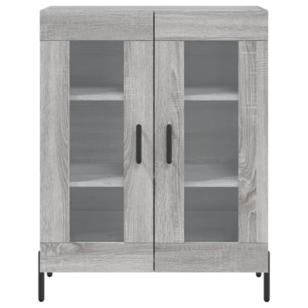 Kaappi harmaa Sonoma 69,5x34x180 cm tekninen puu