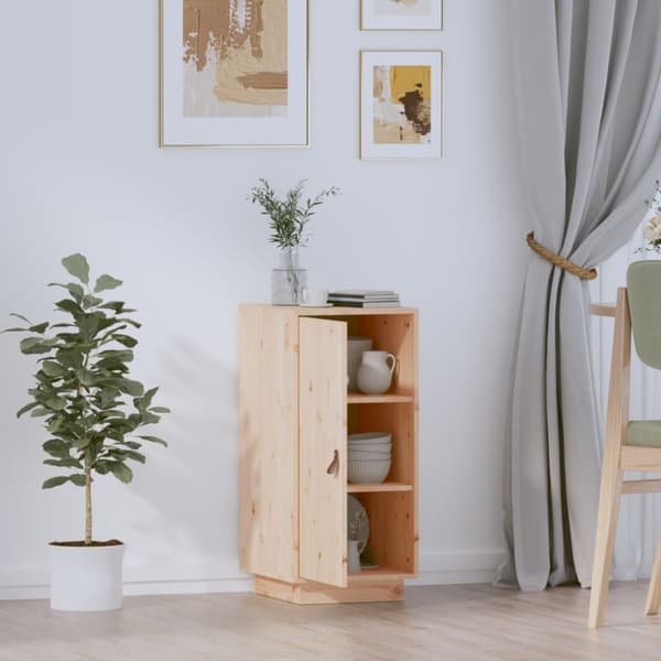 skænk 34x40x75 cm massivt fyrretræ