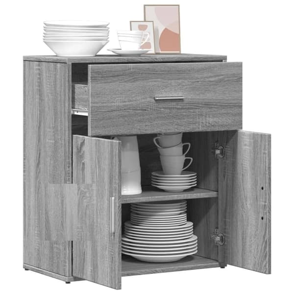 Senkki harmaa Sonoma 60x31x70 cm tekninen puu