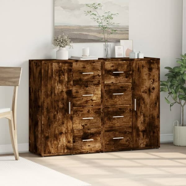 Senkit 2 kpl savutammi 60x31x84 cm tekninen puu