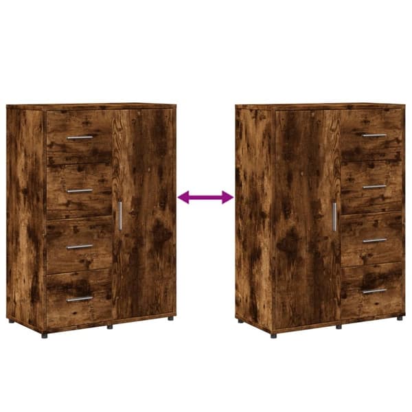 Senkit 2 kpl savutammi 60x31x84 cm tekninen puu