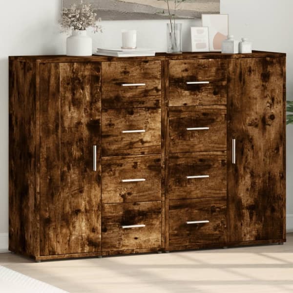 Senkit 2 kpl savutammi 60x31x84 cm tekninen puu