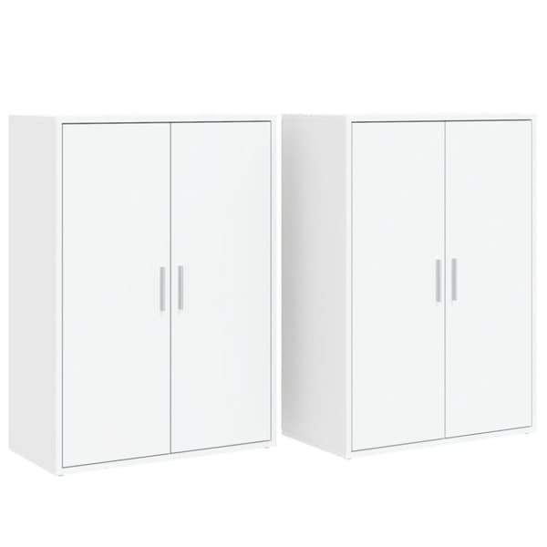 Senkit 2 kpl valkoinen 60x31x84 cm tekninen puu