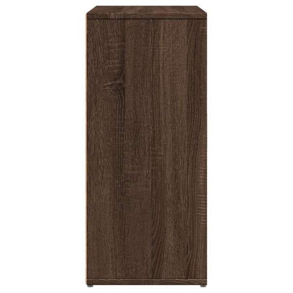 skænke 2 stk. 60x31x70 cm konstrueret træ brun egetræsfarve
