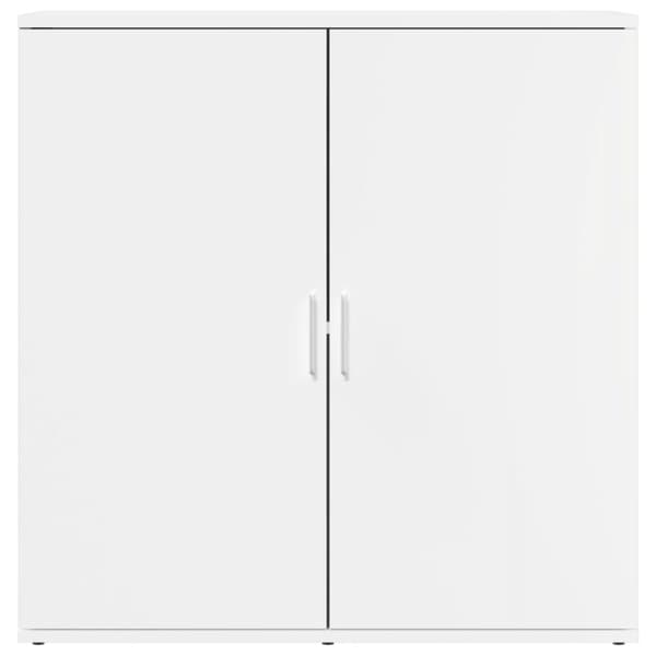 skænke 2 stk. 79x38x80 cm konstrueret træ hvid